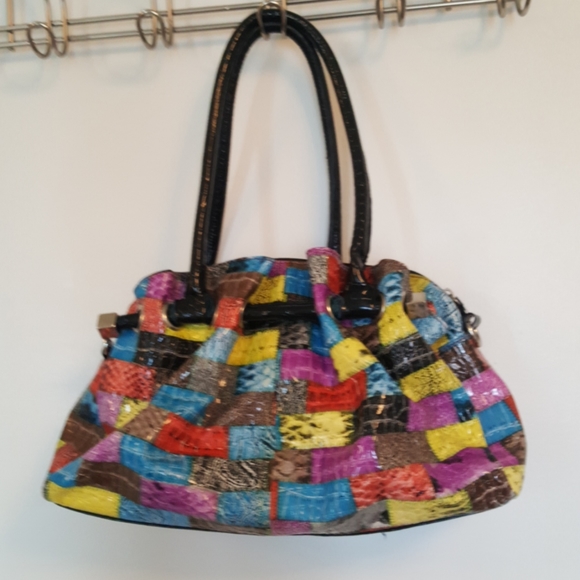 Multicolored pretty 3 compartment fun shoulder bag - Picture 2 of 5